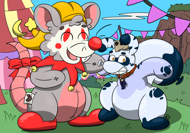Oops, balloon! Oops, balloon!